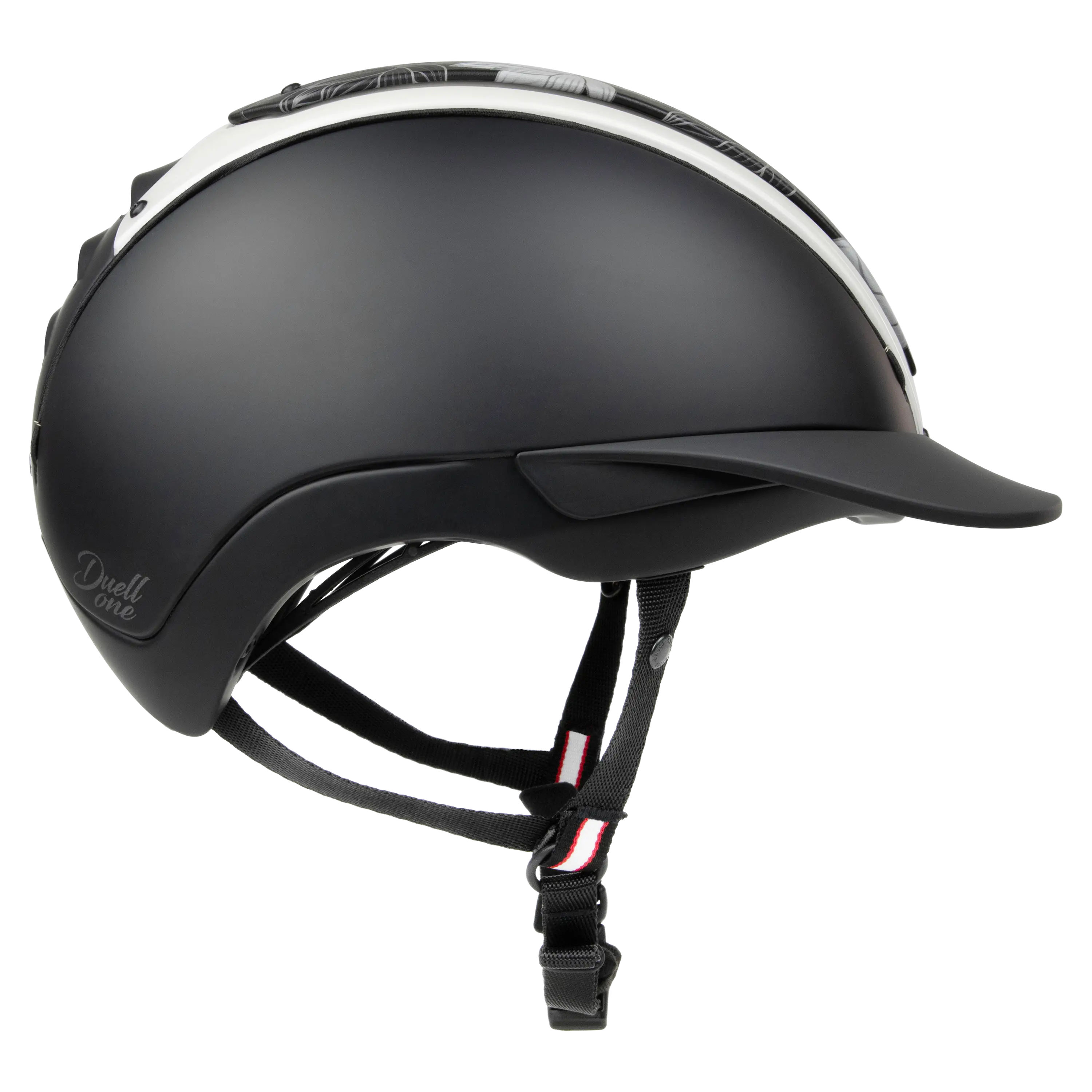 Casco Duell One Lotus casca echitatie negru-ivory