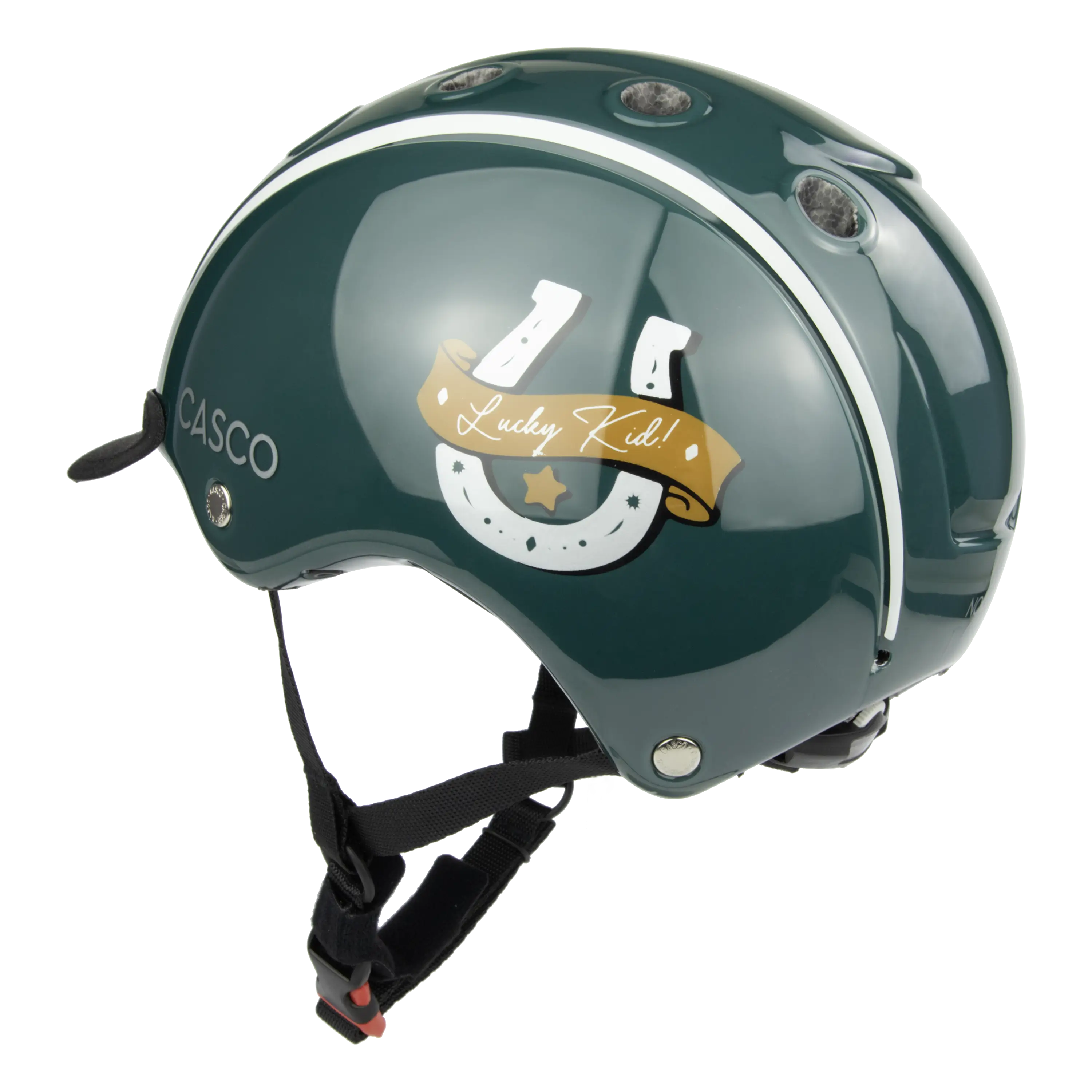 Casco Nori Lucky Kid Emerald casca echitatie copii verde