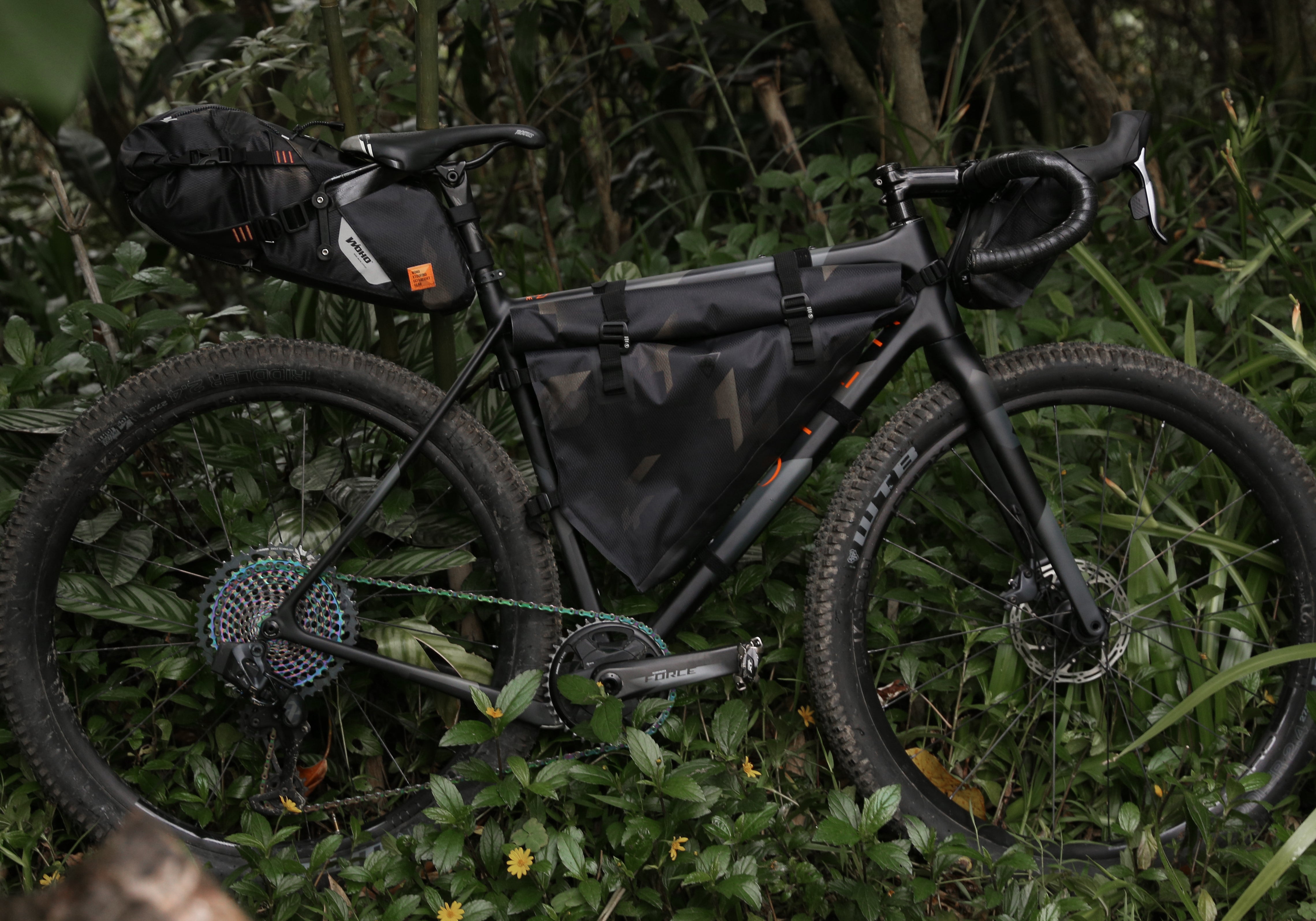WOHO XTOURING Handlebar Pack Dry geantă ghidon neagră