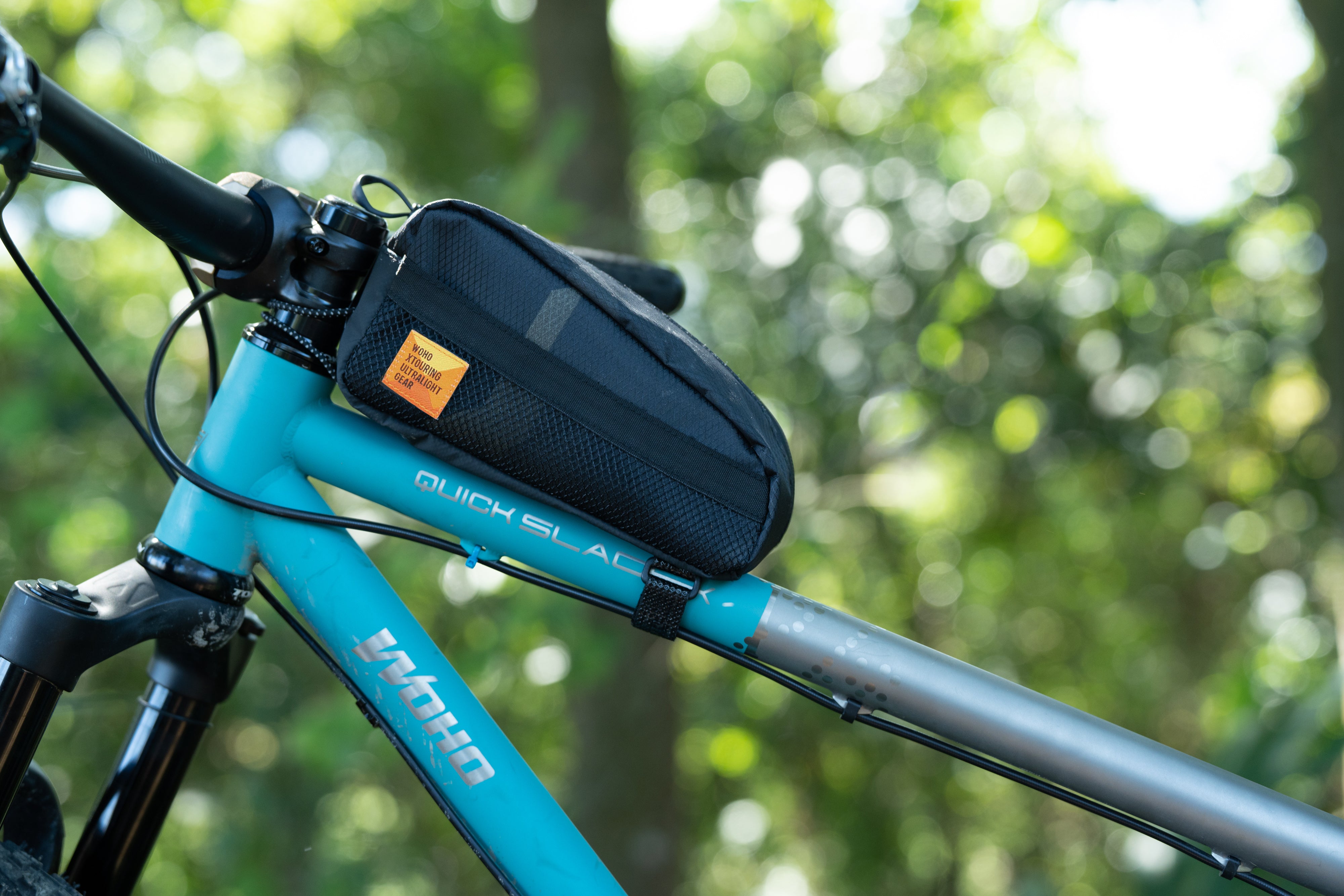 WOHO XTouring Top Tube geantă cadru neagră upper