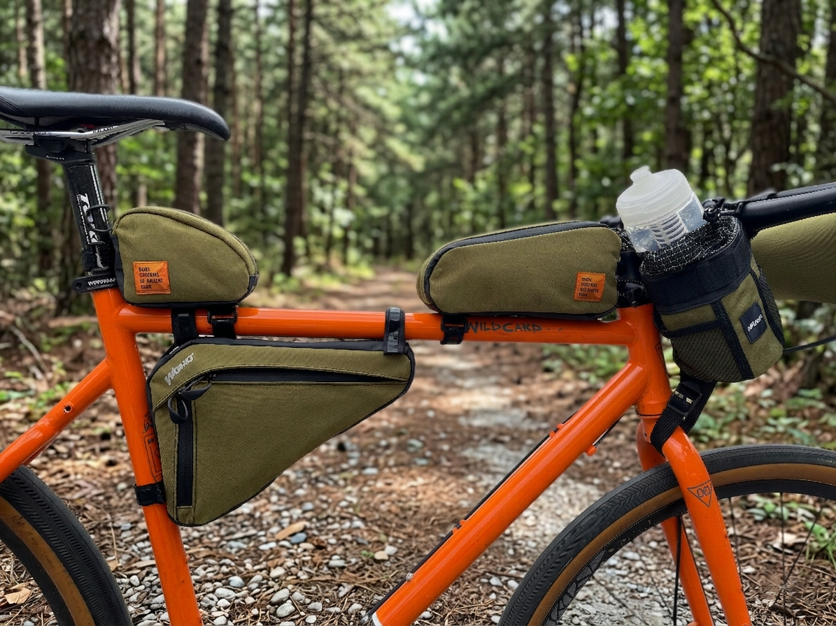 WOHO XTouring set genti bikepacking Moss Green Cordura 5 piese