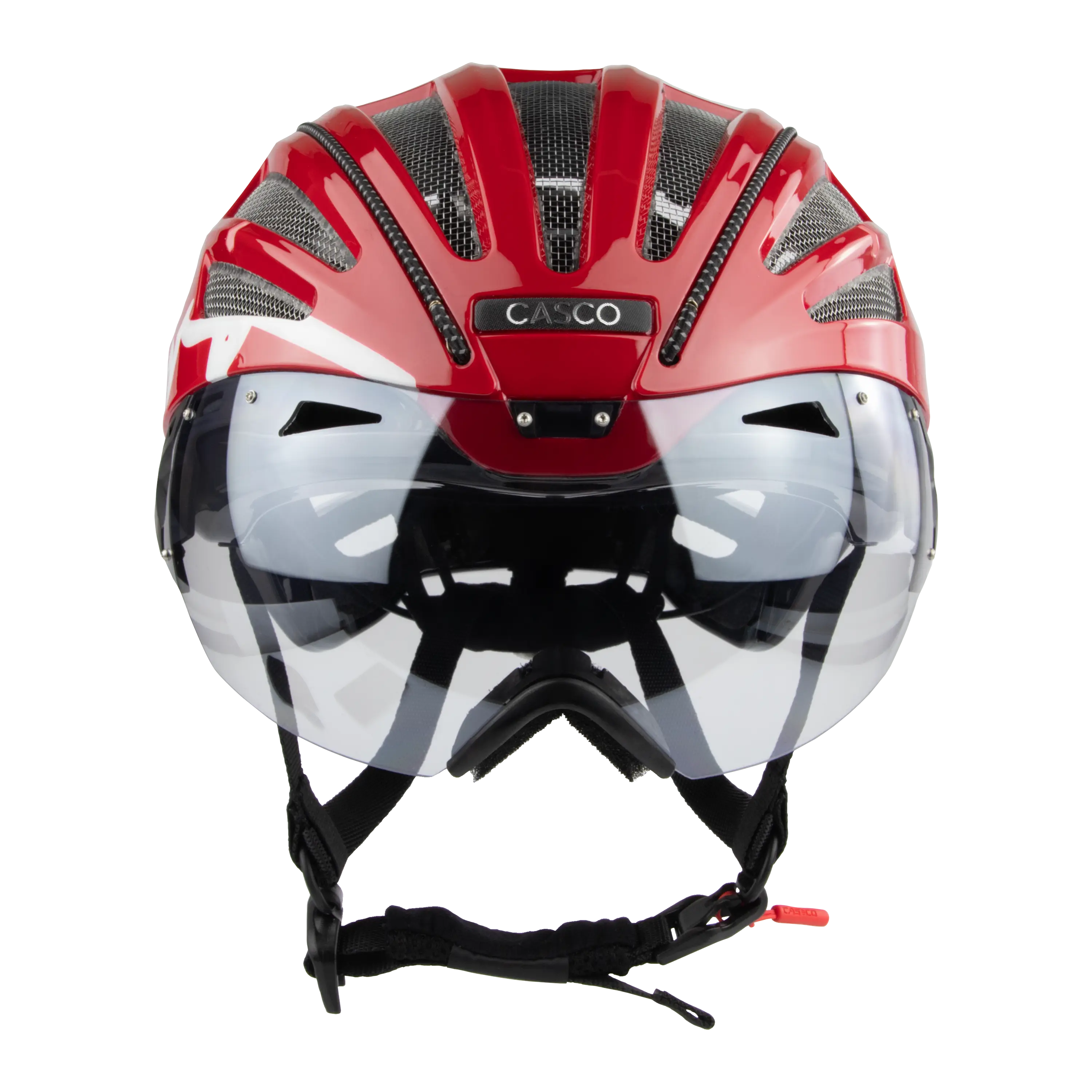 Casco Speedairo Aero Crimson casca bicicleta rosie viziera