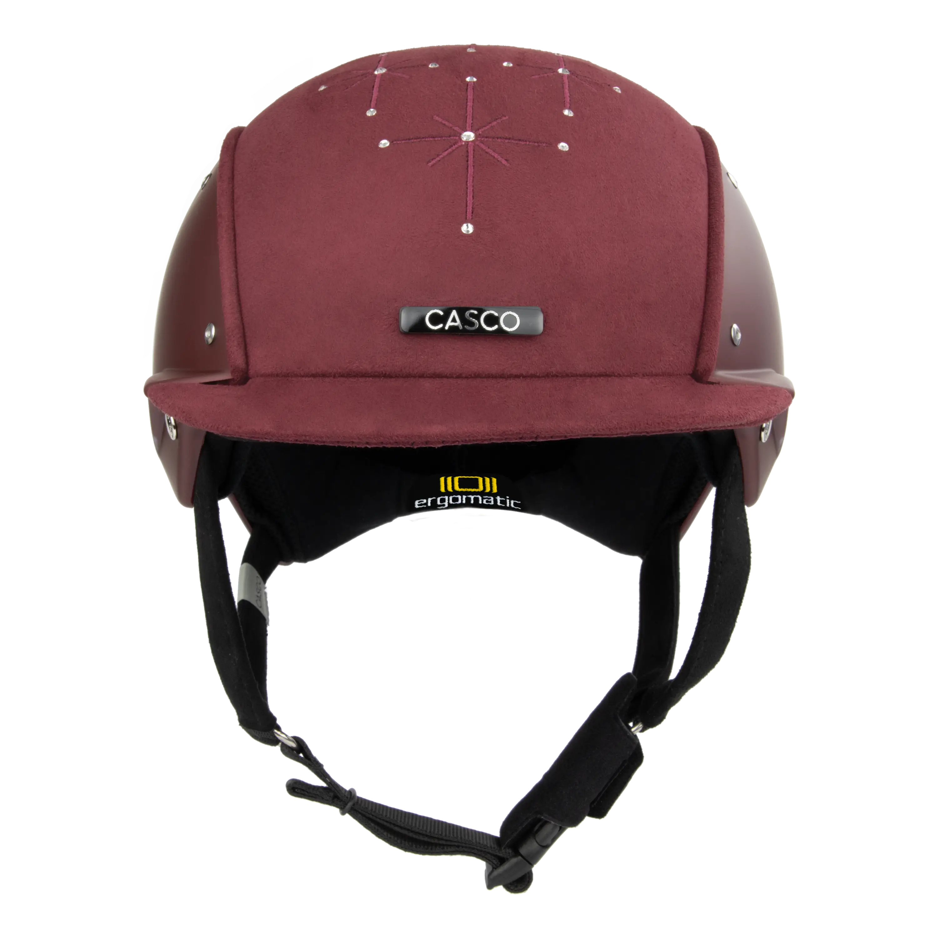Casco Apart Brilliant Burgundy casca echitatie cristale
