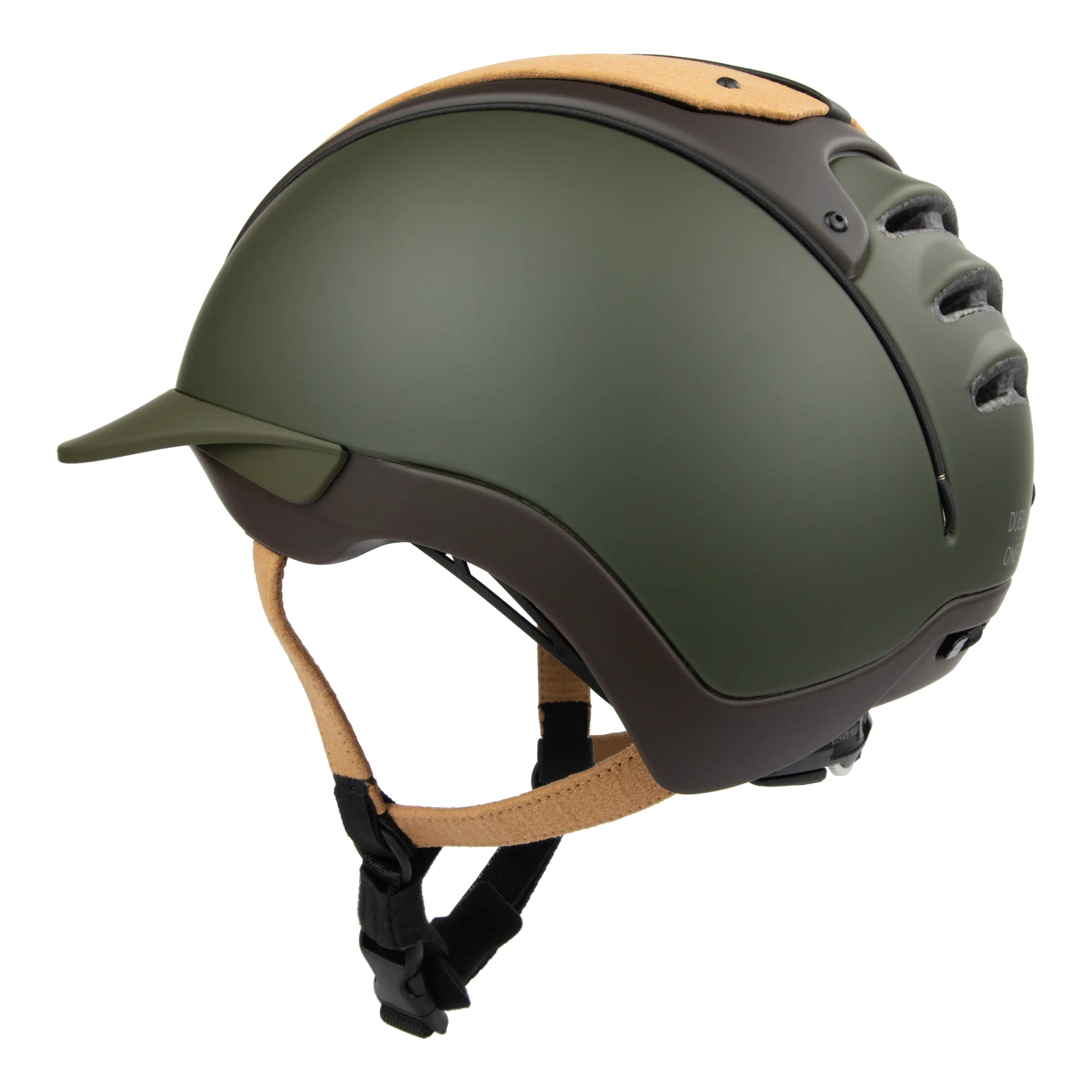 Casco DUELL ONE casca echitatie Cottage Brown nubuc