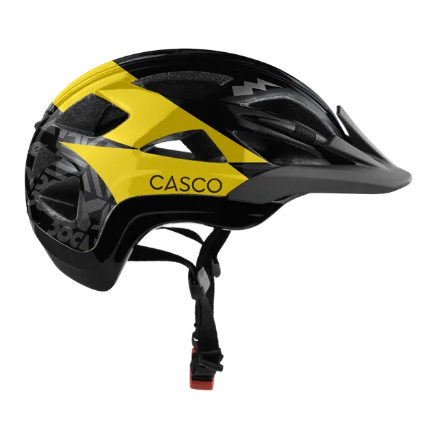 Casco Activ Nextgen Gordon cască bicicletă negru-galben