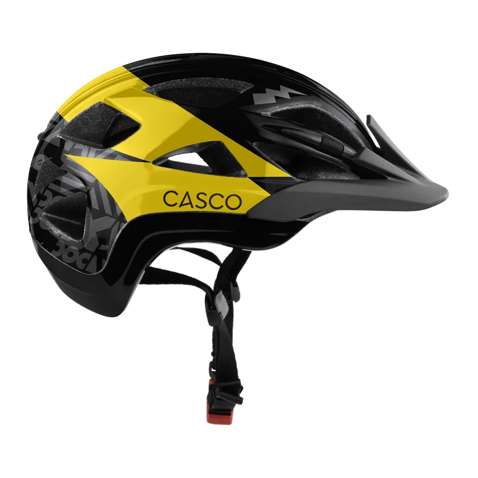 Casco Activ Nextgen Gordon cască bicicletă negru-galben