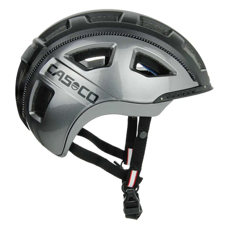 Casco E.Motion2 Black Silver casca bicicleta S urbana