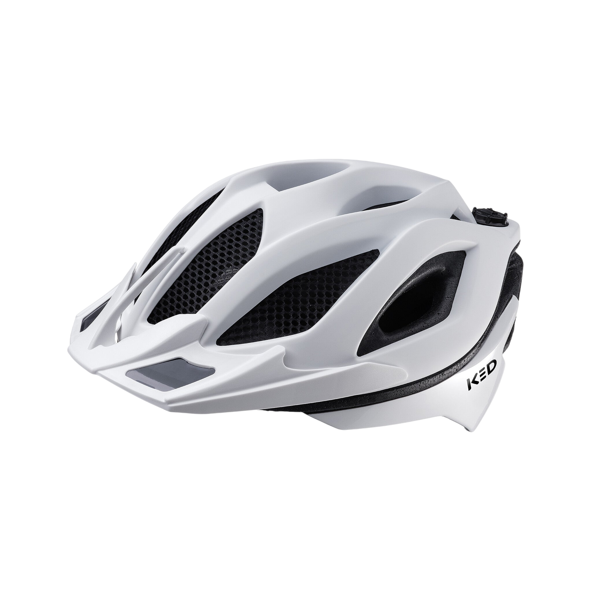 KED Spiri II Trend White Matt cască bicicletă M 52-58 cu LED