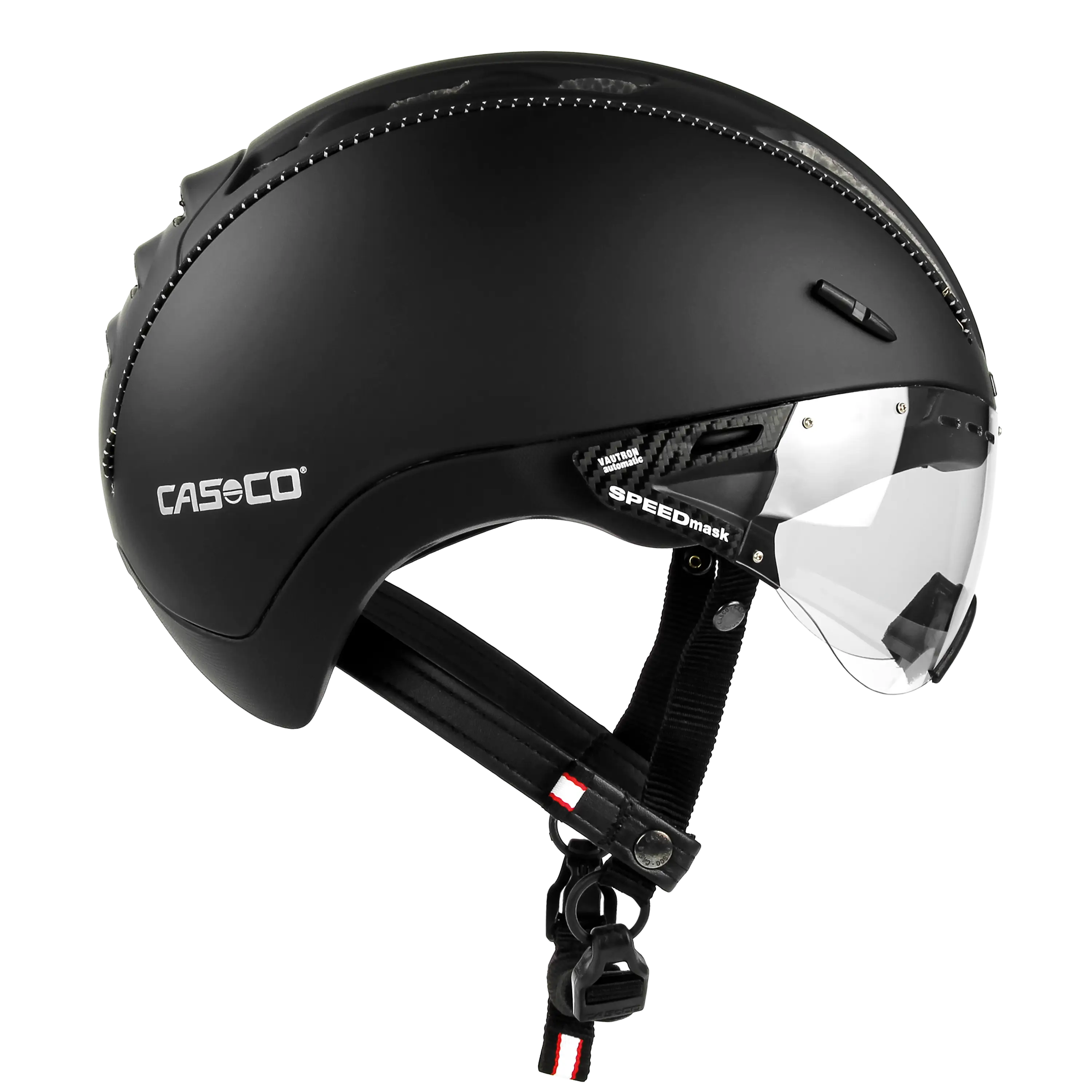 Casco Roadster Plus casca urbana negru mat cu viziera