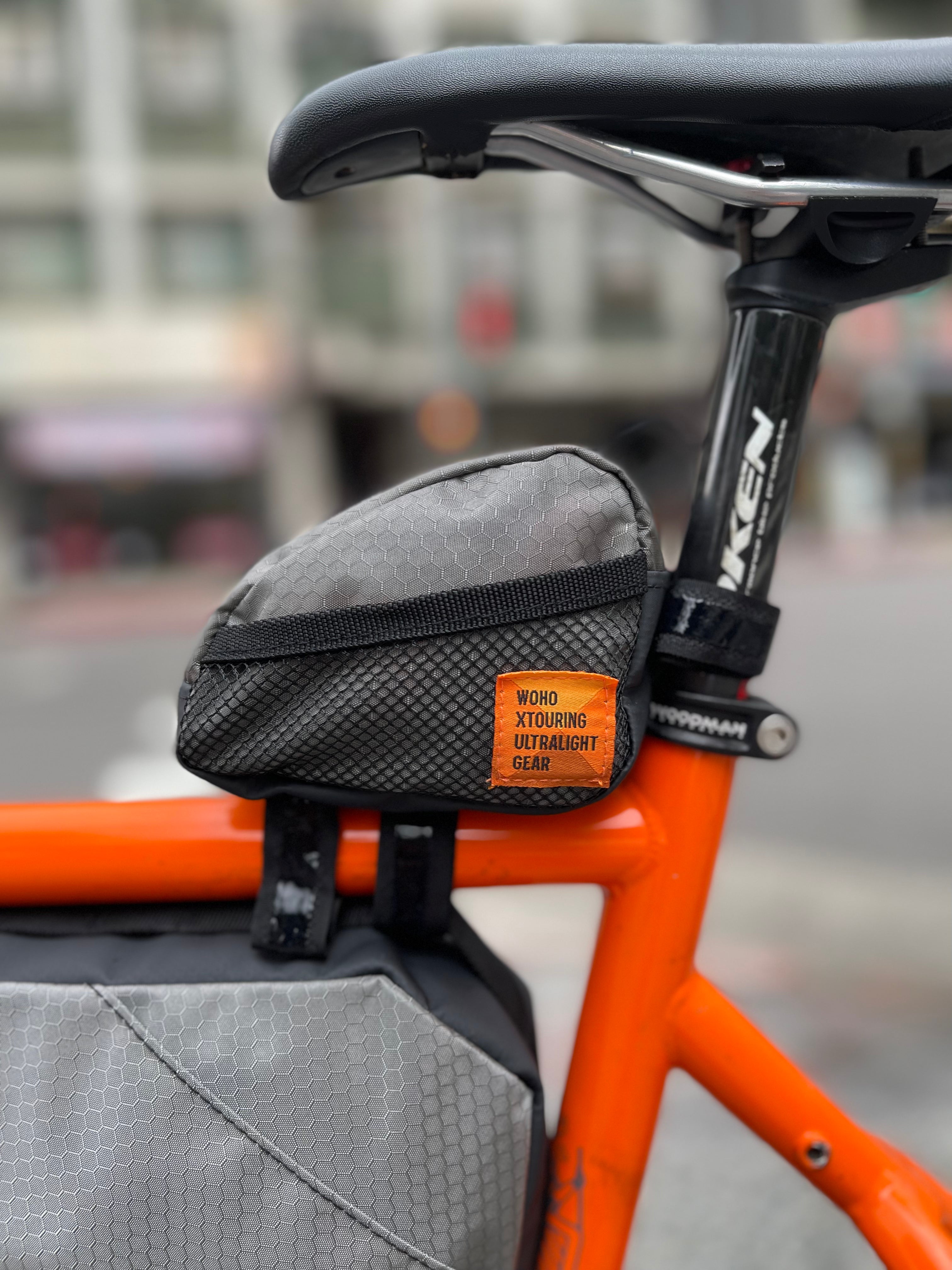 WOHO XTOURING Top Tube Bag Mini geantă cadru gri 0,43L
